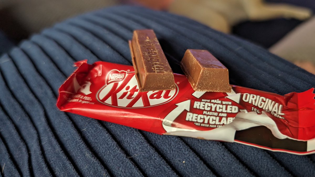Hey <a href="/Nestle/">Nestlé</a>,

I seem to have something missing from my Kit Kat 😂 Did someone take too much of a break?