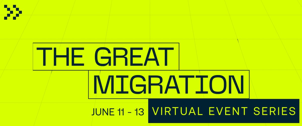 SoftProtocol's tweet photo. 🔵 The Great Migration 🔵

Join us for a 3-day event (June 11-13) by @Supermigrate.

Come explore web3's future, token migration, &amp; DeFi.

The event features a set of panels - notably, Soft will appear in a talk Weds, June 12 @ 15:30 GMT.

RSVP Now 🤝

https://t.co/2VdiK2Cuz2 https://t.co/qiKdCBFpDu