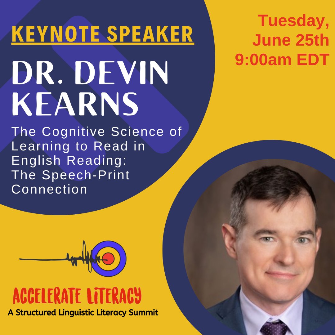 The virtual Accelerate Literacy Summit presents Dr. Devin Kearns. Join us for an outstanding summit featuring Structured Linguistic Literacy with this esteemed speaker.  

Register here.  2024.sllsummit.com/?sc=DD58SIPH&a…
