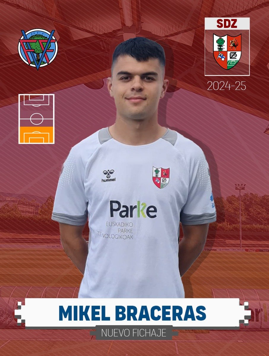 sdzamudio's tweet photo. ⚽️ Mikel Braceras, segundo fichaje para la próxima campaña

✅ 22 años, ocupa la demarcación de extremo

🔙 Llega procedente del Balmaseda FC

#AupaZamudio https://t.co/vUsMmlJYZJ