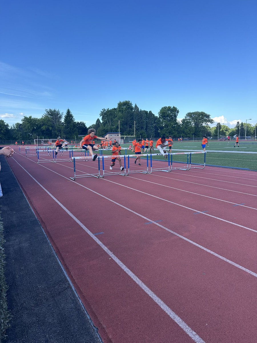 BrianaOBrienLHS's tweet photo. Beautiful night for the Staff v Senior Pickleball tournament and Track and Field! The competition at pickleball is serious! #ThisIsLiverpool https://t.co/o0aeRJvVZY