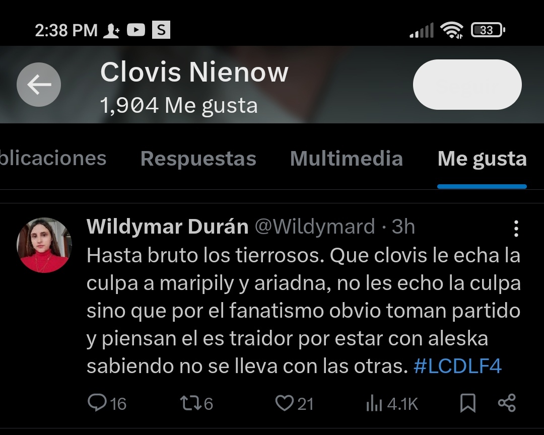 Estos Tierrosos como nos llamas Clovis estuvimos casi cuatro meses desvelandonos votando por tí, pudiste quedar como un caballero admitiendo tu falta de amor propio y pidiendo disculpas, pero prefieres ocultarte siendo algo que siempre criticaste un falta de 🥚🥚.

#TeamTierra