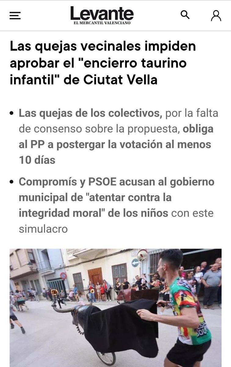 CompromisVLC's tweet photo. Catalá creu que #València és seua i que pot fer totes les animalaes que vol. 

Però el veïnat sempre acaba posant límits als destrellats d'ella i el seu govern. 

Prou d'adoctrinament infantil.
Prou de maltracte animal.
Este govern no representa els valencians. https://t.co/Ke42XxjMJu