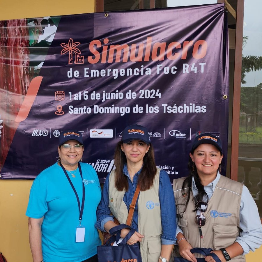 FAOEcuador's tweet photo. 🗨 "La gestión del riesgo es el camino a seguir. La preparación y la prevención son factores clave para proteger al banano, un importante cultivo para el país", indicó @LlaugerRaixa, Oficial de Agricultura de la @FAO. https://t.co/IdW3CyeqLu