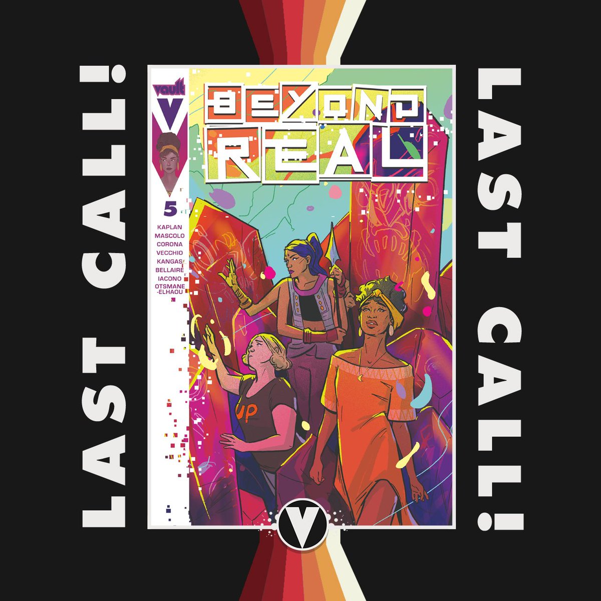 thevaultcomics's tweet photo. June must finally choose what is most important to her. Preorder your copy of Beyond Real #5! #BeyondReal #Comics https://t.co/XAVxoxQVq2