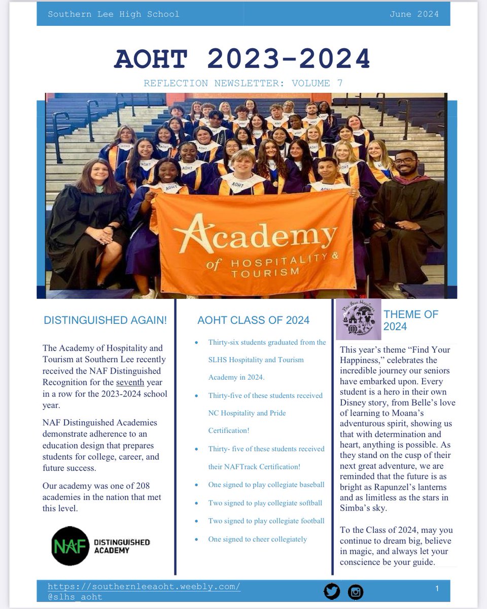 SLHS Academy of HT tweet media