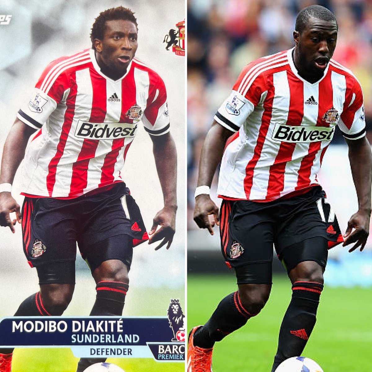 Modibo Diakite in @Topps Premier Gold 2013, looking surprisingly similar to Jozy Altidore…

#SAFC #Sunderland #Topps #GotGotNeed