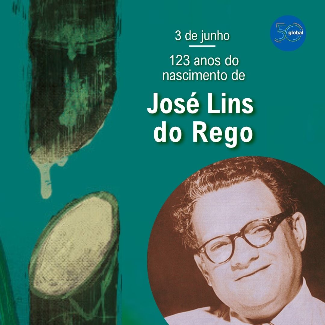 globaleditora's tweet photo. Hoje é um dia um tanto quanto especial: Se vivo, hoje seria aniversário do grande José Lins do Rego, autor de livros como Banguê, livro que em 2024 completa 90 anos de sua primeira publicação.
#GlobalEditora50Anos #GlobalEditora #JoséLinsDoRego #ZéLins #Banguê #canadeaçúcar https://t.co/cHzct2lKR2