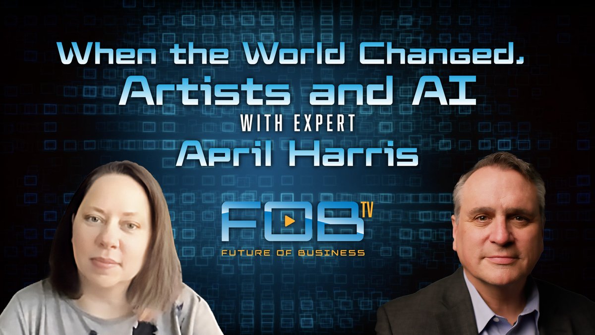 FOBtv (@fobtv_channel) on Twitter photo How does #GenerativeAI change #art, #artists, and the world? In this fascinating episode from the frontlines of #digitaltransformation <a href="/AMHarris79/">April M. Harris</a> and <a href="/krbenedict/">Kevin R Benedict</a> discuss. ➡️youtu.be/AdIuTgLuCLg
#FutureOfBusiness #Cara #Meta #SupportArtists #FutureThinking #FOBtv How does #GenerativeAI change #art, #artists, and the world? In this fascinating episode from the frontlines of #digitaltransformation <a href="/AMHarris79/">April M. Harris</a> and <a href="/krbenedict/">Kevin R Benedict</a> discuss. ➡️youtu.be/AdIuTgLuCLg
#FutureOfBusiness #Cara #Meta #SupportArtists #FutureThinking #FOBtv
