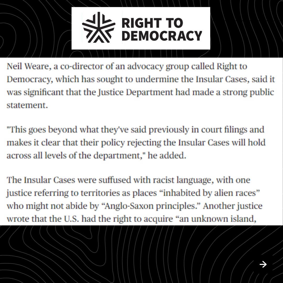 RIGHT TO DEMOCRACY 🇬🇺🇵🇷🇲🇵🇻🇮🇦🇸 tweet media