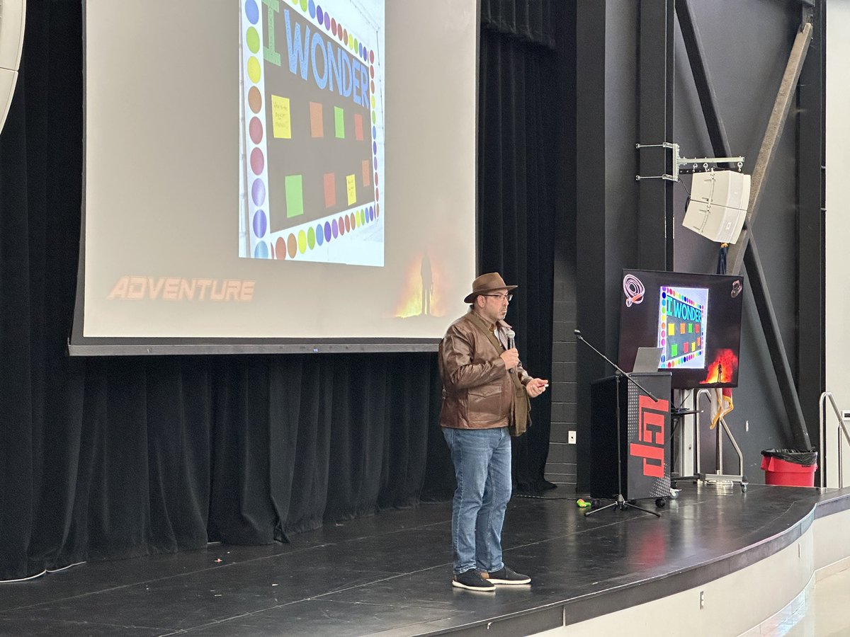 Aaron Rogers (@aaron_teach) on Twitter photo Indiana Jones AKA <a href="/MatthewXJoseph/">Dr. Matthew X. Joseph</a> encouraged teachers to create a classroom based on #Wonder! #LCPcon Indiana Jones AKA <a href="/MatthewXJoseph/">Dr. Matthew X. Joseph</a> encouraged teachers to create a classroom based on #Wonder! #LCPcon