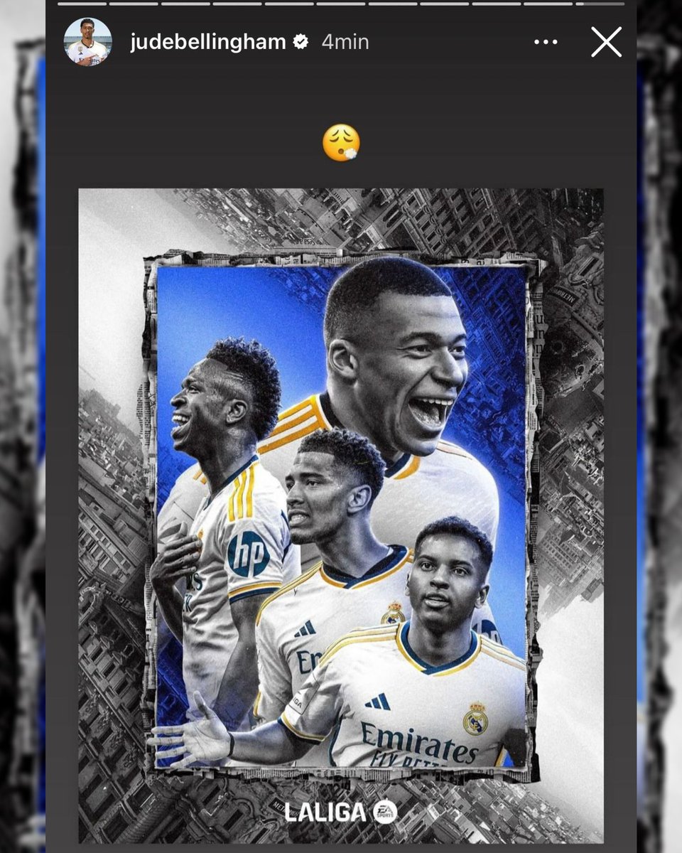 🚨 La REACCIÓN de BELLINGHAM al FICHAJE de MBAPPÉ:

“😮‍💨”.