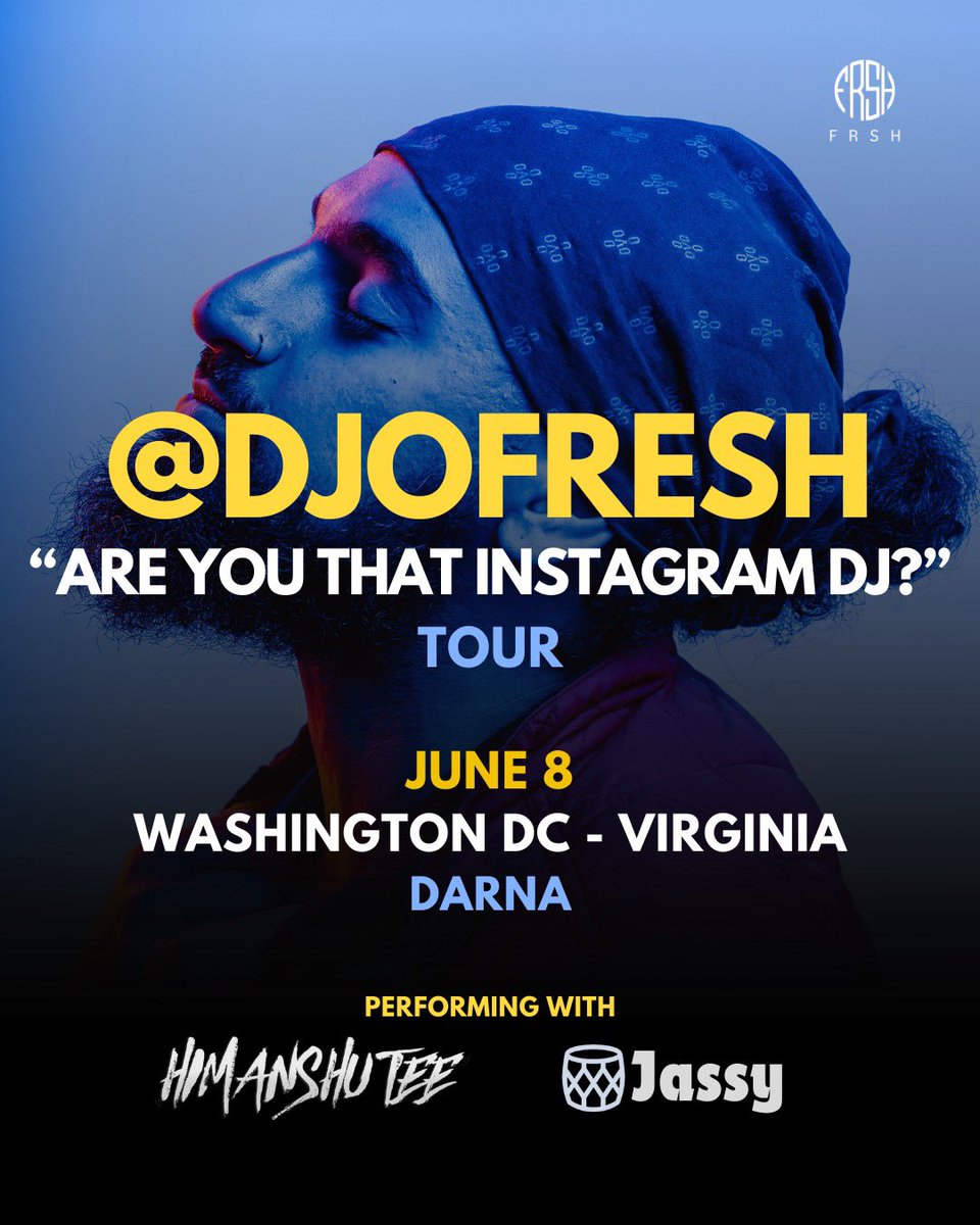 djofresh's tweet photo. DC-Virginia, see you this Saturday! 

Get your tickets below:
https://t.co/RNrthVF1eu https://t.co/O97gclcpa3