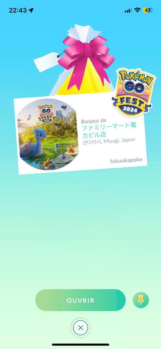 samusmcaran's tweet photo. Lovely gifts appreciation post 🩷
#PokemonGo #PokemonGoFriends #PokemonGoPostcards https://t.co/rjtl14wyfr
