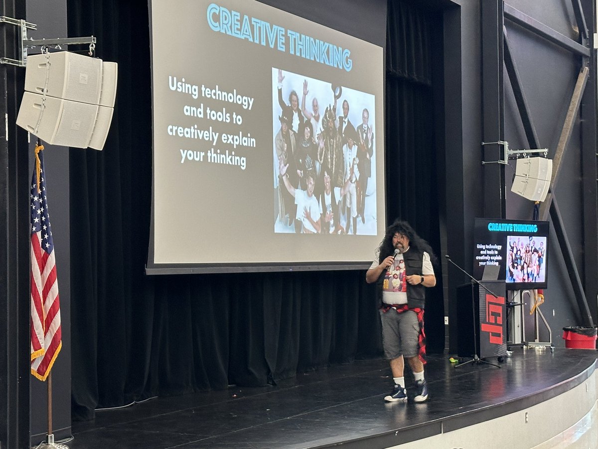 Aaron Rogers (@aaron_teach) on Twitter photo Wow! Even Bill & Ted AKA <a href="/mrhooker/">Carl Hooker</a> showed up to #LCPcon to remind teachers that AI can also help with equity in the classroom. Wow! Even Bill & Ted AKA <a href="/mrhooker/">Carl Hooker</a> showed up to #LCPcon to remind teachers that AI can also help with equity in the classroom.