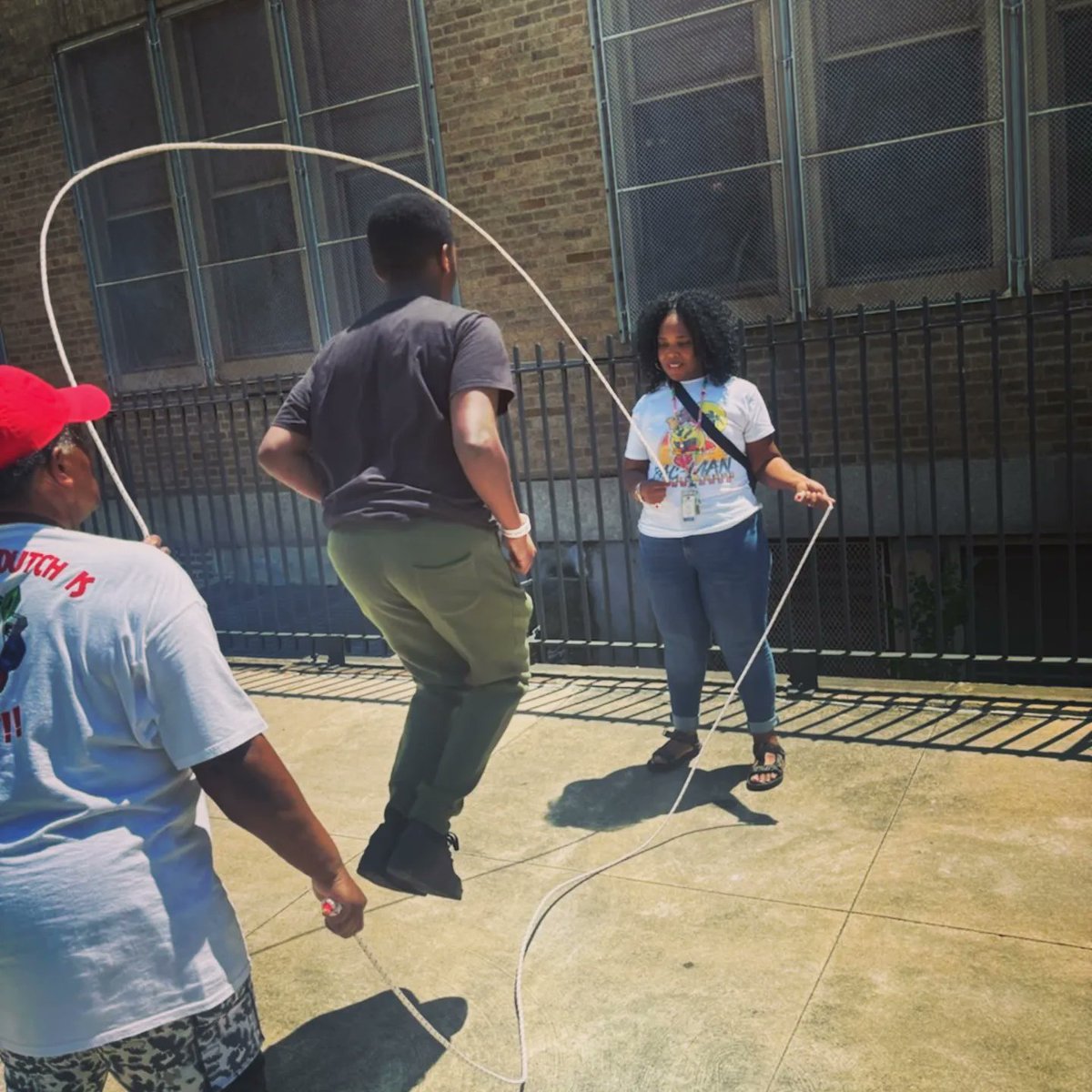 Our Day 2 of "10 days of EIGHT "
( celebrating our 8th grade class) was an afternoon outdoor game day that included jump rope instruction from Philly's Jumping Jems!!

Jumprope club Fall  '24!!

Seeing kids be kids is a blessing!

#YouthJoy
#BlackGirlJoy
#JusticeAlways