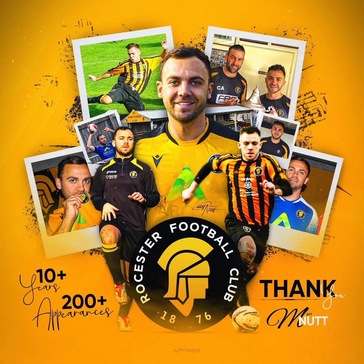 After 10 years the time has finally come to hang up my Rocester boots, the best 10 years playing for this amazing football club, there really is no club like this one!! 
Thank you for everything <a href="/RocesterFC1876/">Rocester Football Club</a> 
🫶🏽💛🖤