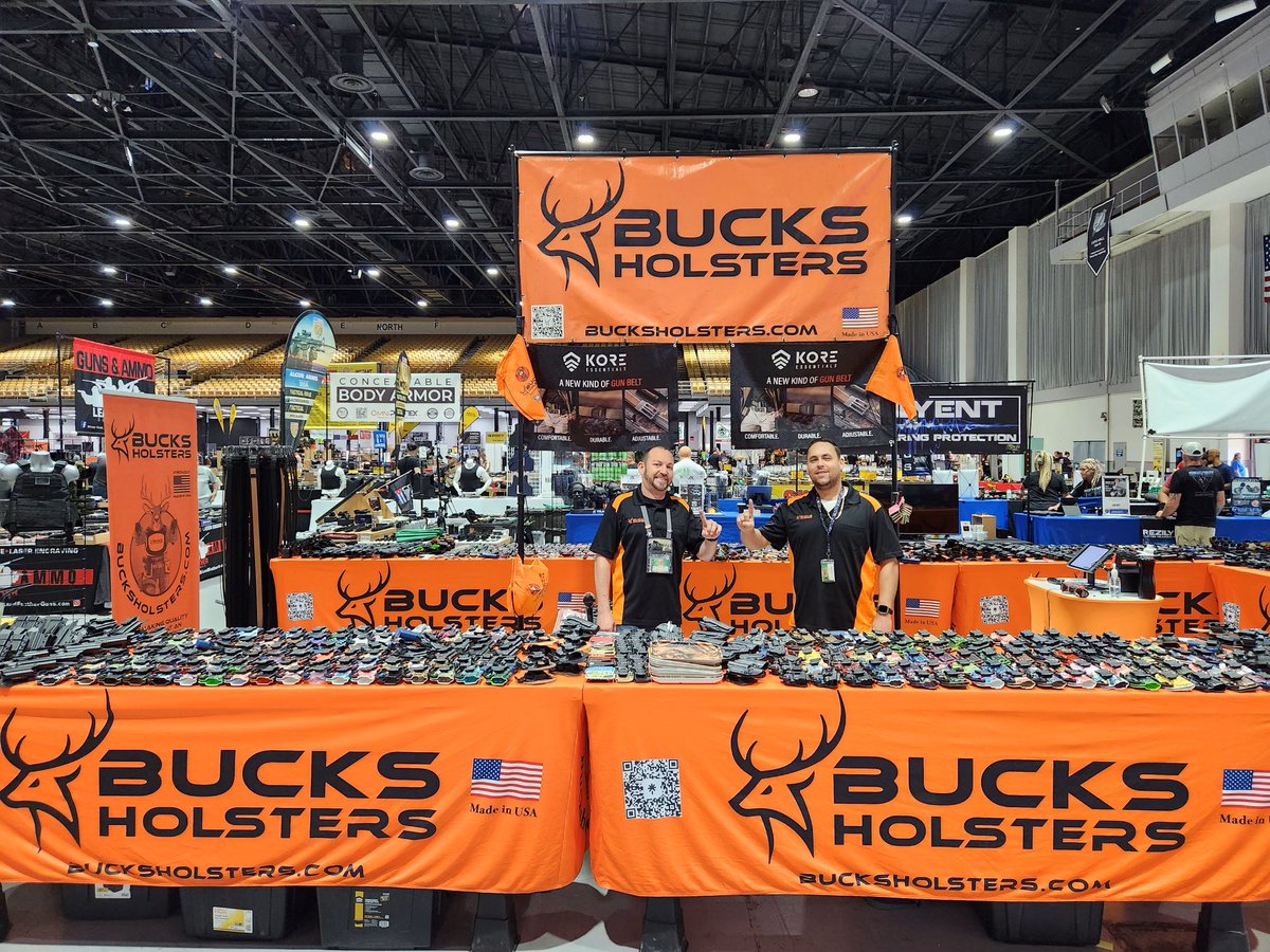 Thanks to all our loyal customers and Florida Gun Shows for a terrific show in Tampa!! #Bucksholsters #FloridaGunShows #EDC #Holsters @floridagunshow