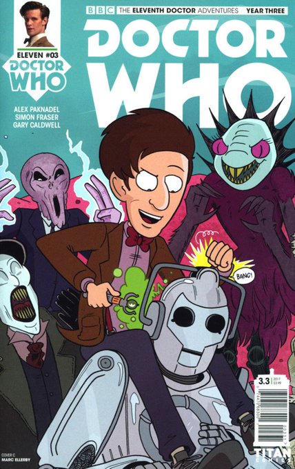 DWComicArt's tweet photo. .@MarcEllerby's #DoctorWho comic covers for @ComicsTitan. 1/2 #doctorwhocomics https://t.co/T72cPRl2yn