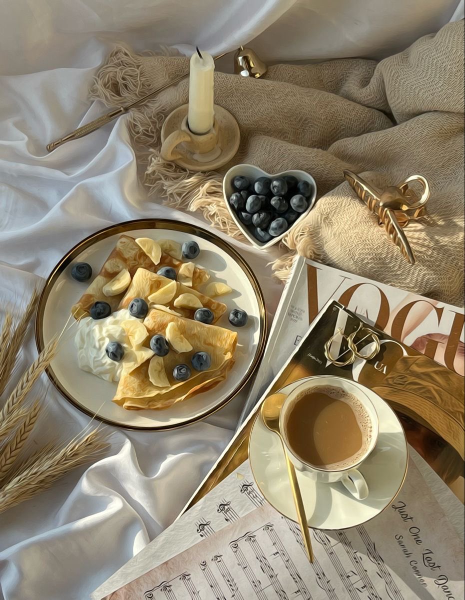 blushingdior's tweet photo. Breakfast like this ☕️🥞🤍 https://t.co/mnFPnOvVkX