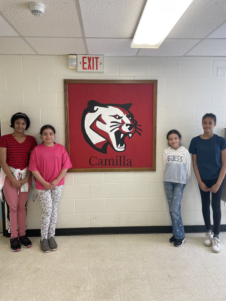 EvershedK's tweet photo. Grade 6s did a great job creating a new design on our bulletin board. Thanks @Mrs_Chae_Art for supporting @CamillaRoad students ideas and vision. https://t.co/EEkGTV0kd6