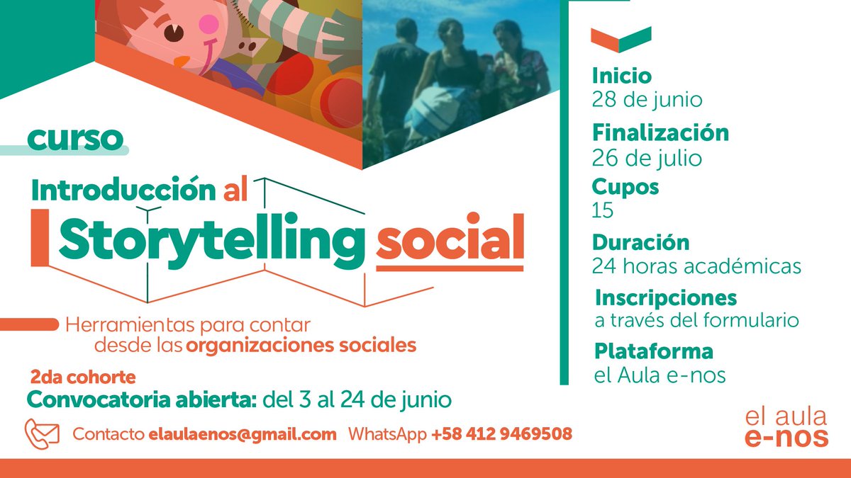 ¿Eres activista? ¿Quieres comunicar el impacto de tu organización?

Postúlate a la 2da cohorte del curso virtual “Introducción al storytelling social”, en el que conocerás las claves para divulgar de forma creativa tu labor en la sociedad venezolana.

airtable.com/app8uqv15Hq01T…