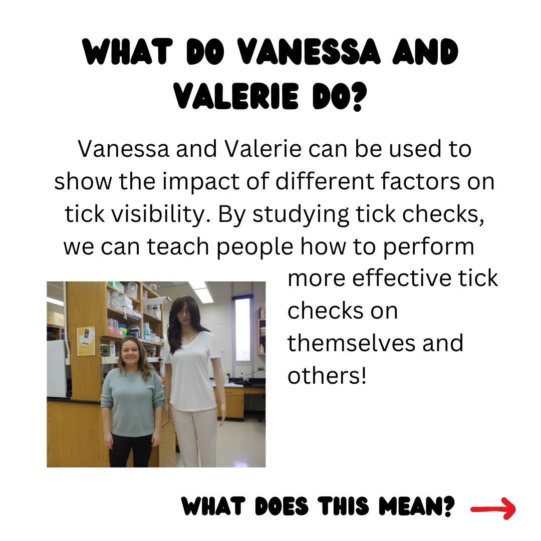 TickAppOnTour's tweet photo. Get to know some of our (less sentient) researchers here at #TheTickApp : Vanessa and Valerie. They're as stylish as they are smart!

#tickeducation #ticksafety #research #tickseason #ticks https://t.co/7o8yWRmsja