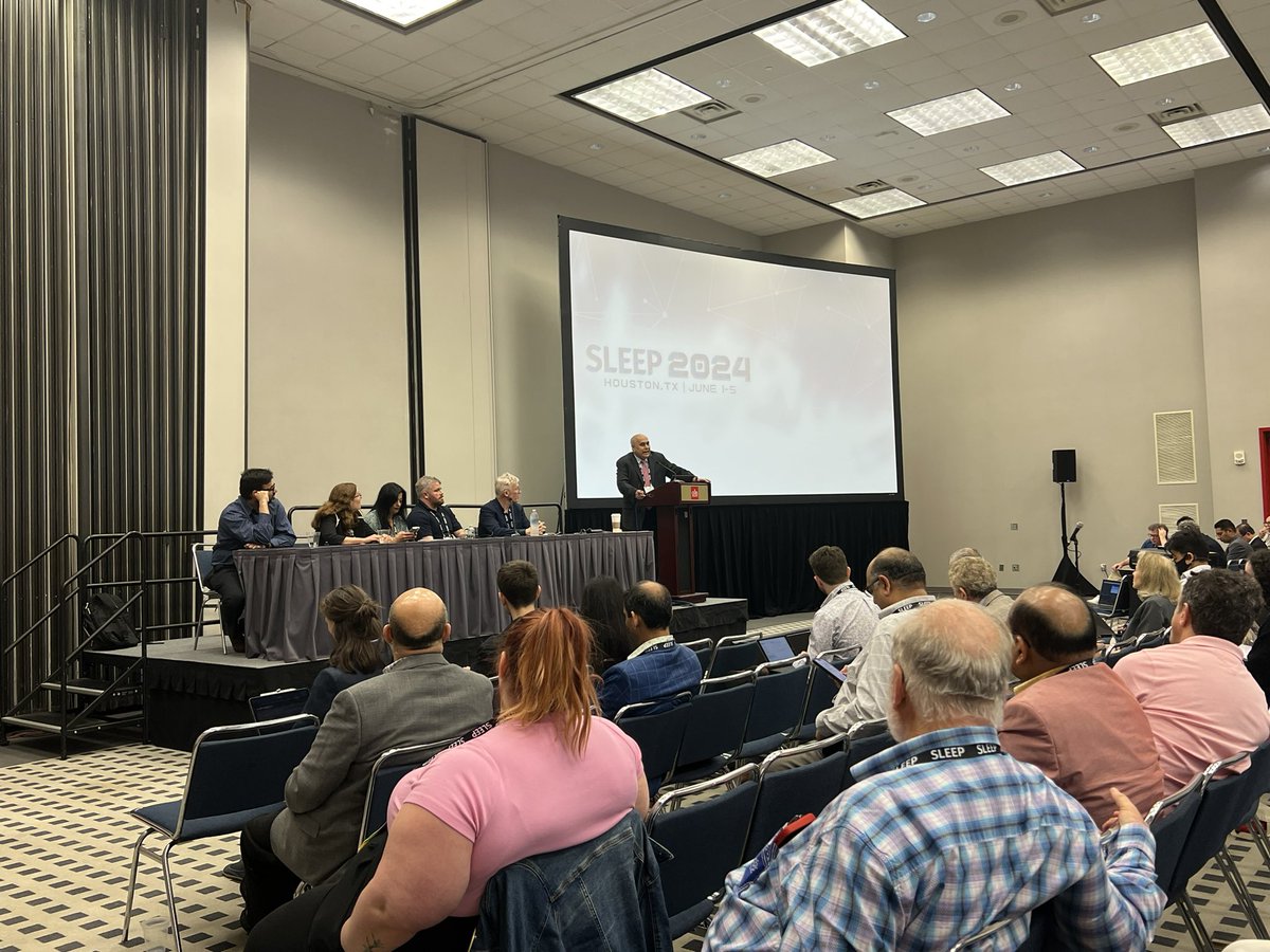 What are the legal implications of taking a nap at work? Head over to room 360 for an awesome discussion session by expert panelists #sleep2024 <a href="/AASMorg/">American Academy of Sleep Medicine</a> <a href="/sleepdoc5/">Seema Khosla, MD FCCP FAASM</a>
