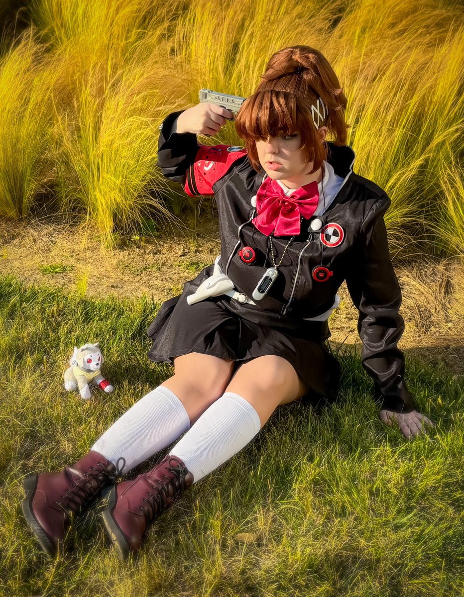 AshtenPassion's tweet photo. #FEMCweek2024 JUST LEARNED THIS WAS A THING HAHAAAAAA i cosplayed kotone yesterday it was SO FUN ^_^ i will put her in reload with my own hands if i must https://t.co/rxZMx0LNPj