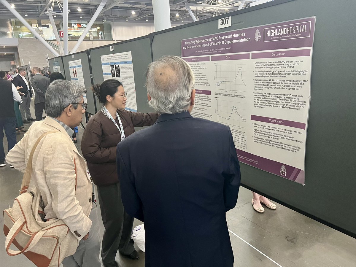aman1rajpal's tweet image. Great job by @AlamedaHealth IM residents Sumi and Filip in presenting excellent posters at #ENDO2024 

Thanks @AskDrShashank @DrAmbrishMithal and @JoyYWu for stopping by! 

#hypercalcemia #hypertriglyceridemia 
@TheEndoSociety