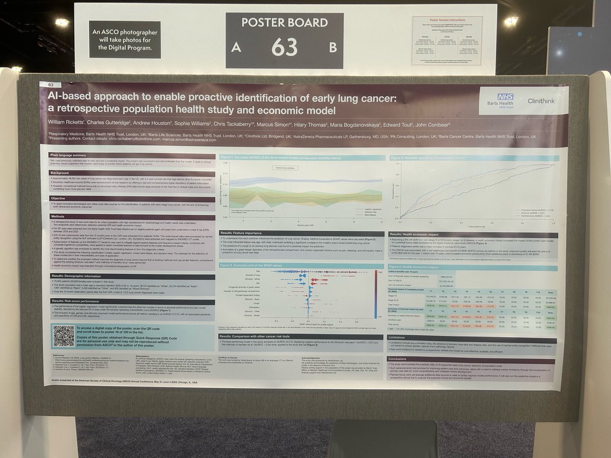 tb_doc's tweet photo. Sadly not there myself, but great to see our poster at #ASCO24 https://t.co/ihXJjUDwXV