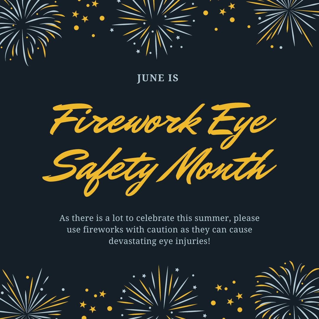 GregorEyeCare's tweet photo. Happy Firework Eye Safety Month! 

#gregoreyecare https://t.co/U1JNZXO7yI
