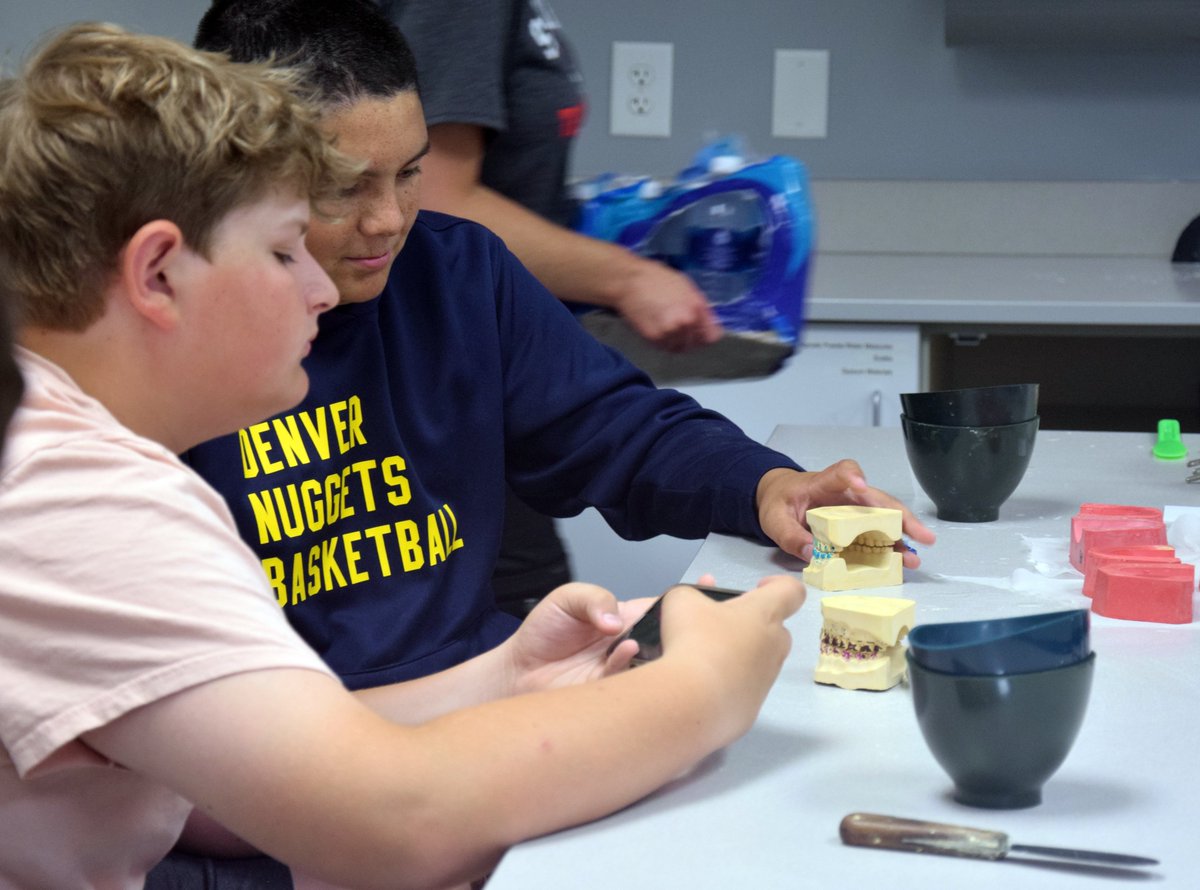 SalinaTech's tweet photo. The first day of our 2024 Summer Tech Camp was a hit, with campers learning about CPR, making impressions of their mouths, how firefighters open jammed doors and more! https://t.co/ICCTBQtLZ6