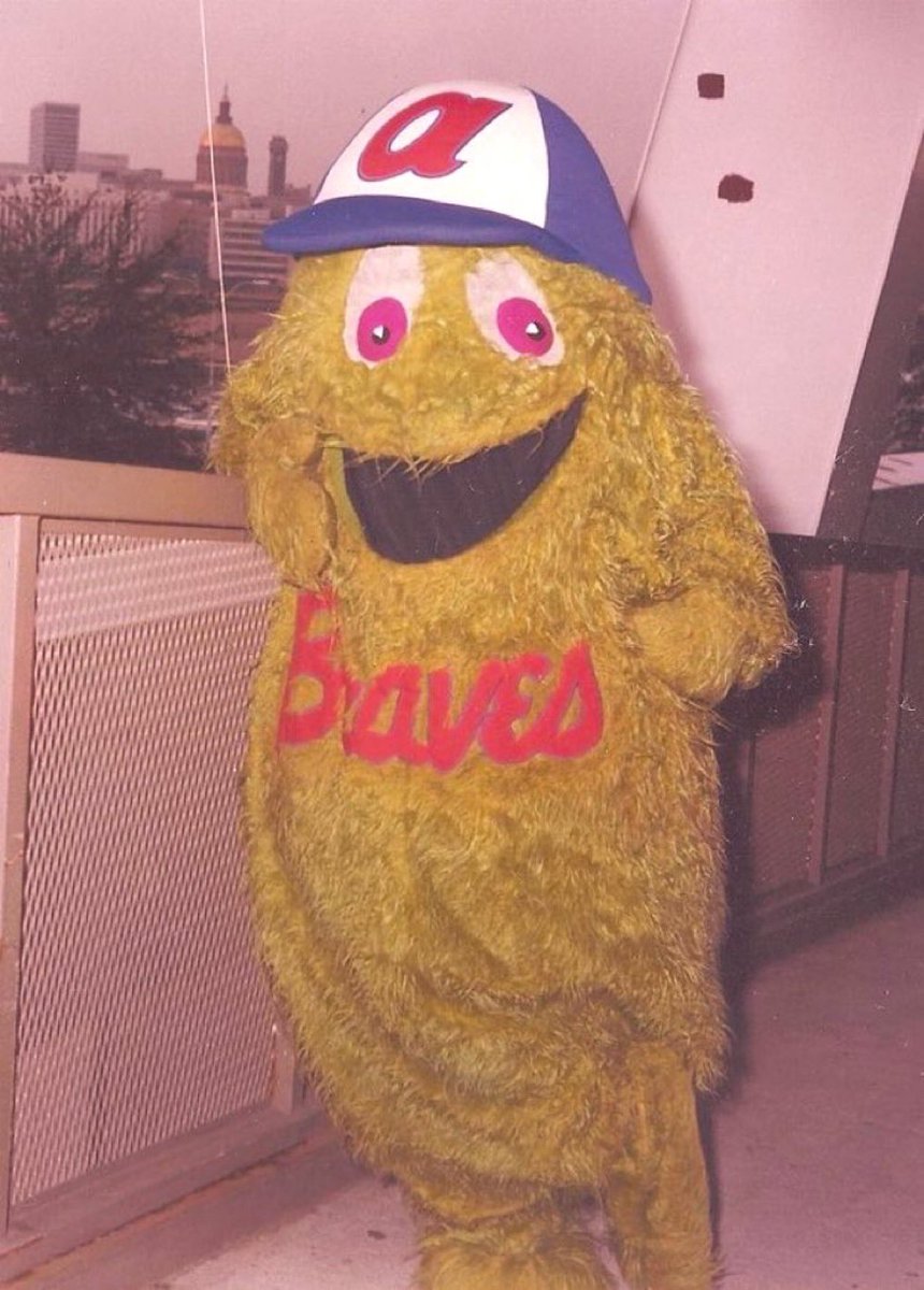 The Braves made a bold move in 1979 when they hired chlamydia to be their mascot.
