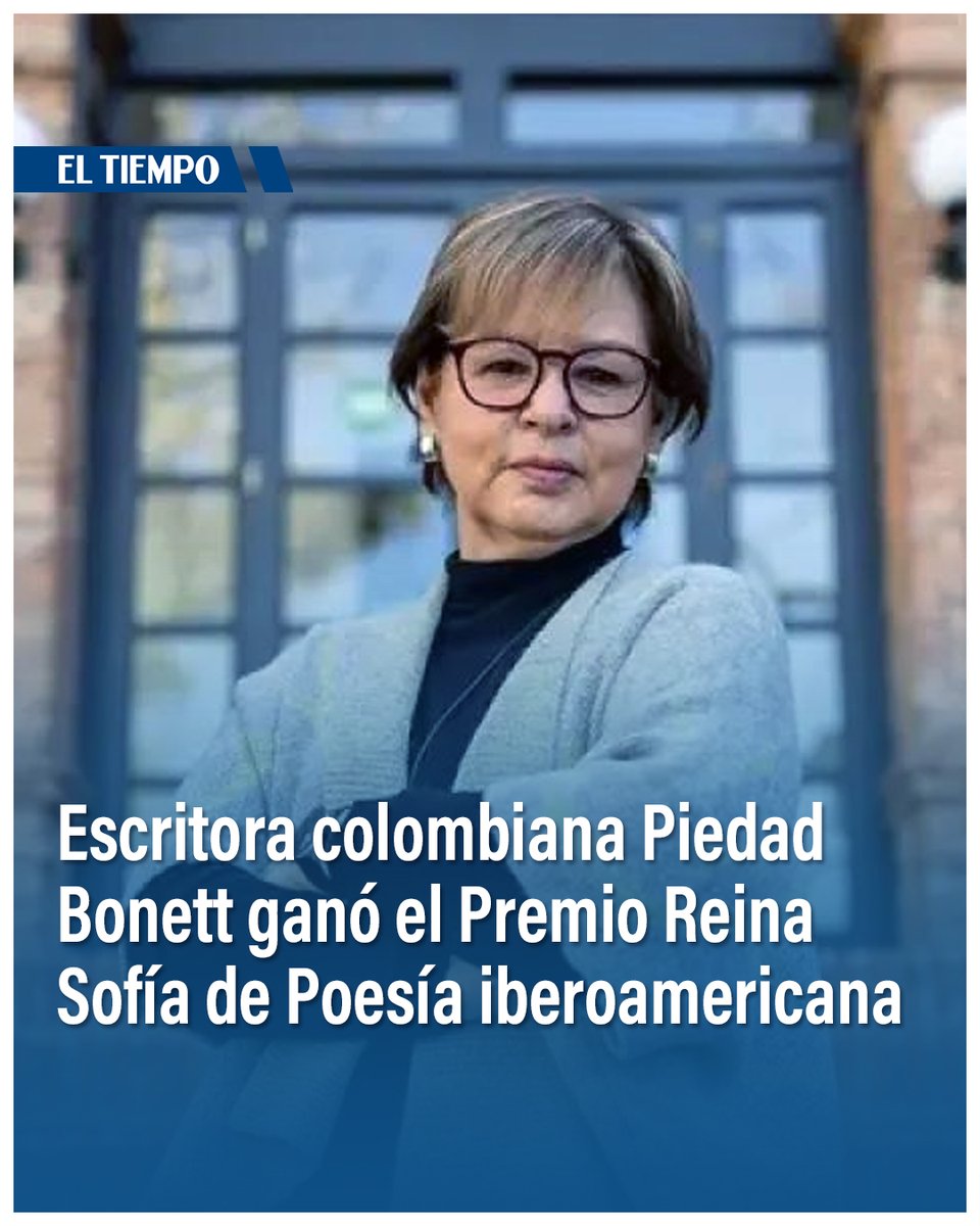 ELTIEMPO's tweet photo. El reconocimiento es la máxima distinción en español y portugués en obras del género literario. Destaca un aporte relevante al patrimonio cultural común de España e Iberoamérica. ► https://t.co/GZWeEM8prn https://t.co/2zQJYYB02y
