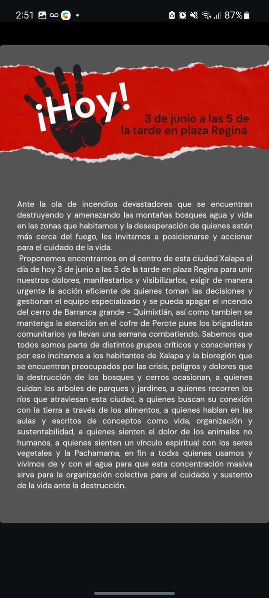 _danieju's tweet photo. Porfavor ayúdennos a difundir esto. Los incendios forestelas de Quimixtlán no paran y están arrasando con la flora, fauna, la comunidad, y las fuentes de agua de Xalapa y zonas aledañas. Han cerrado las válvulas como protesta. POR FAVOR DIFUNDAN Y SI ESTÁ EN SUS MANOS AYUDEN 🙏 https://t.co/j9c5aYJI1z