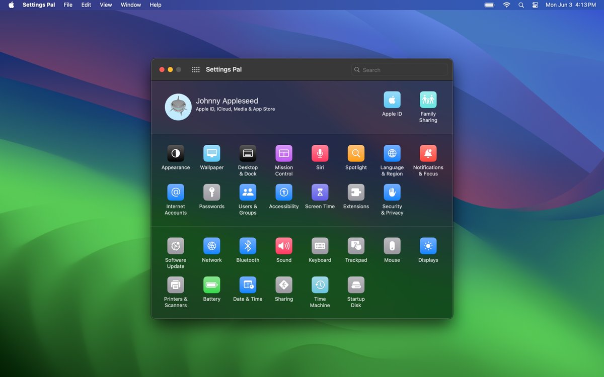 NeatSoftware's tweet photo. Settings Pal: The classic Preferences pane is back + a modern twist: https://t.co/wAjGF28y8y https://t.co/Ni9GtKfdTU