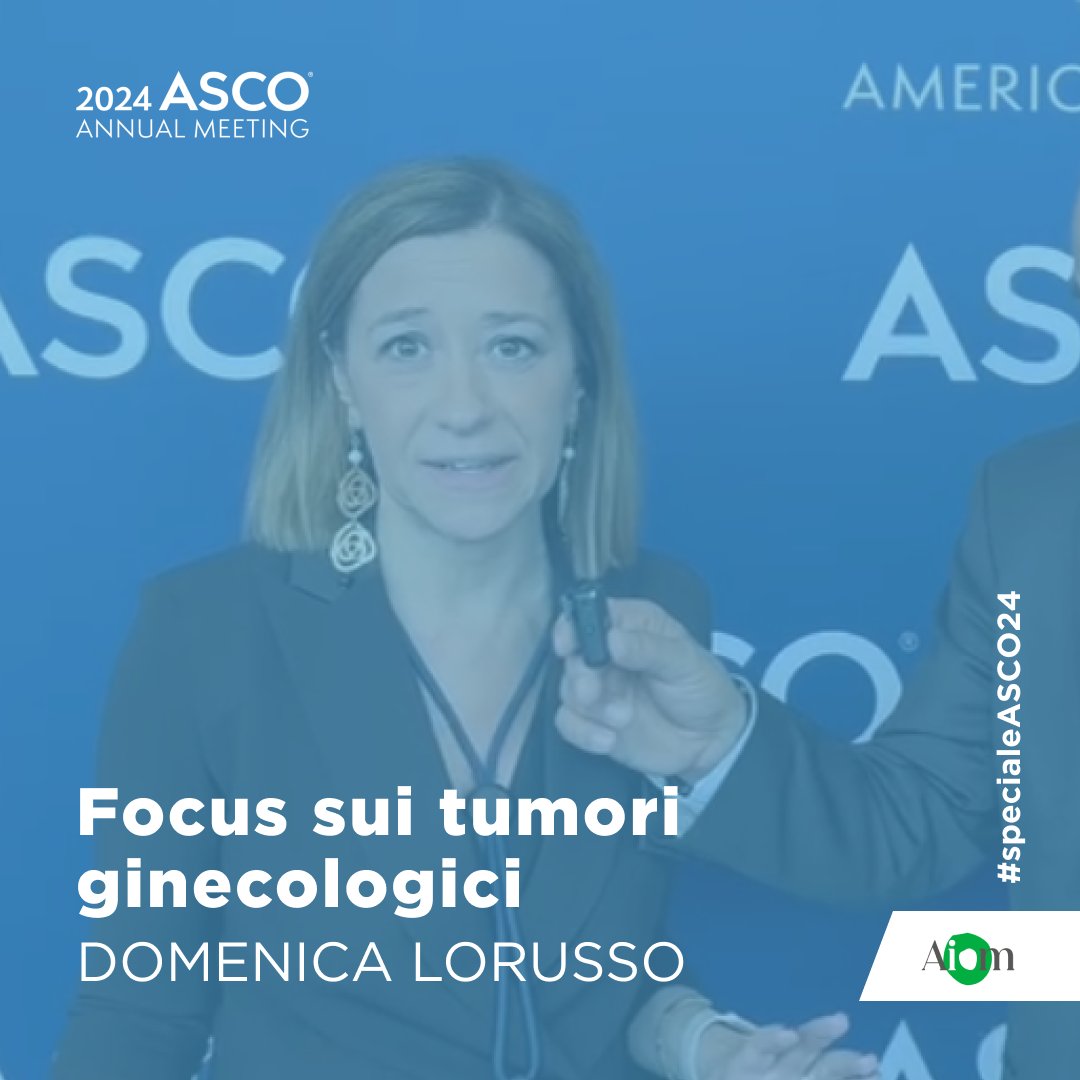 #ASCO24 | Focus sui tumori ginecologici: ospite su AIOM Tv Domenica Lorusso. Guarda il video al link: youtu.be/-qDwXhkr6GE?si… @ASCO