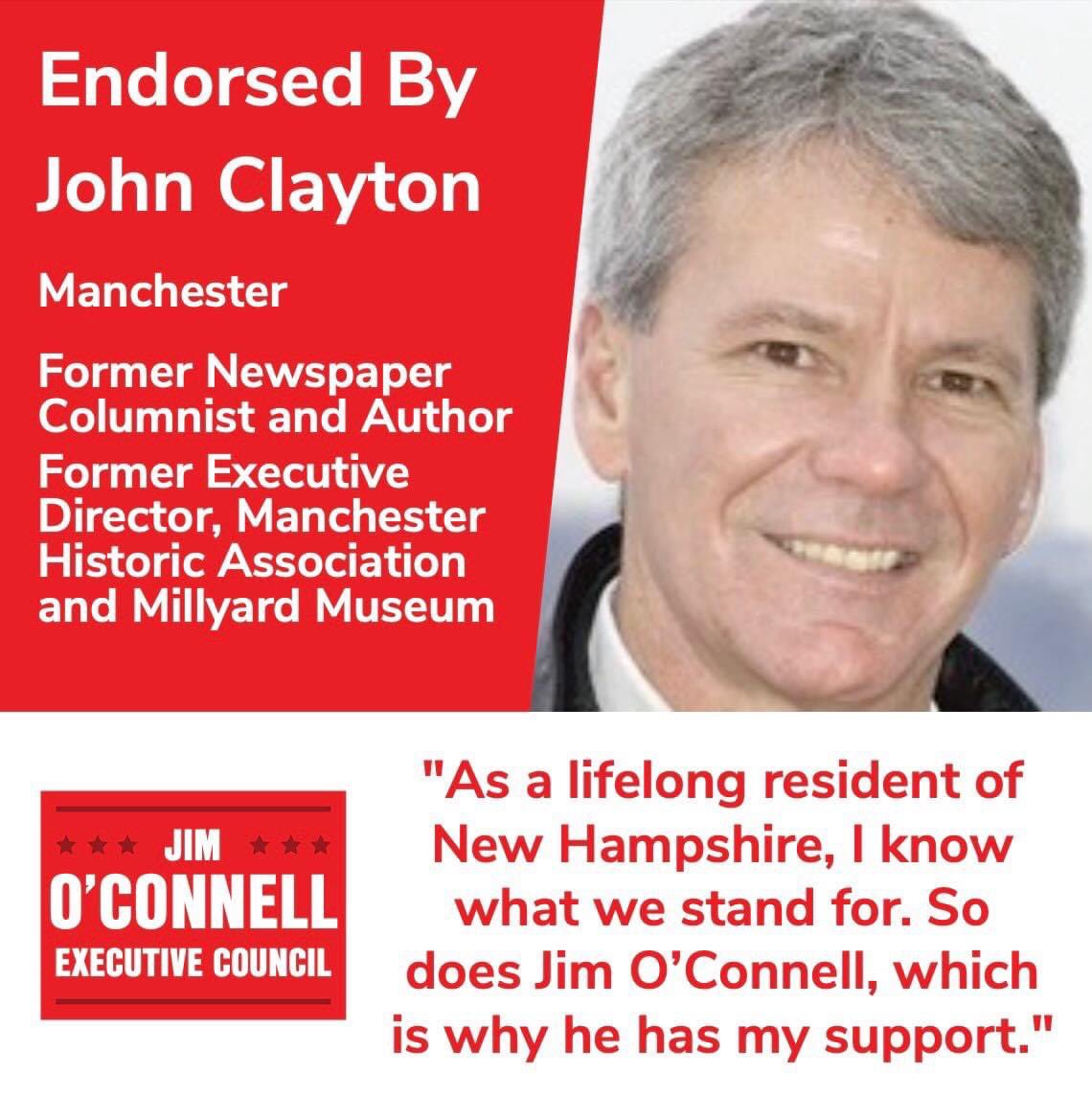 Let’s all support #jimoconnellfornh