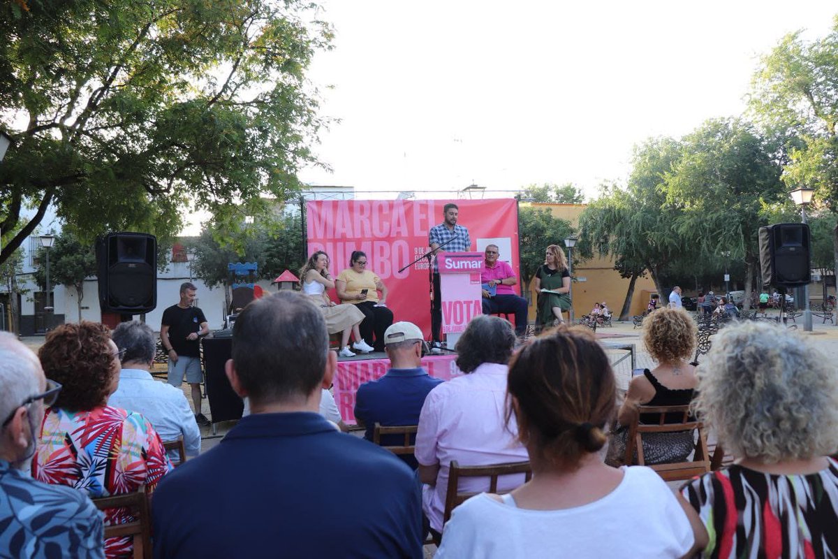juandepca's tweet photo. En #Sevilla, con el arma de la palabra y la militancia de oro, de Cerro Amate a Sur, pasando por Casco Antiguo hasta llegar a la Macarena 
@sumar #MarcaElRumbo https://t.co/Tzg4lPjY5F