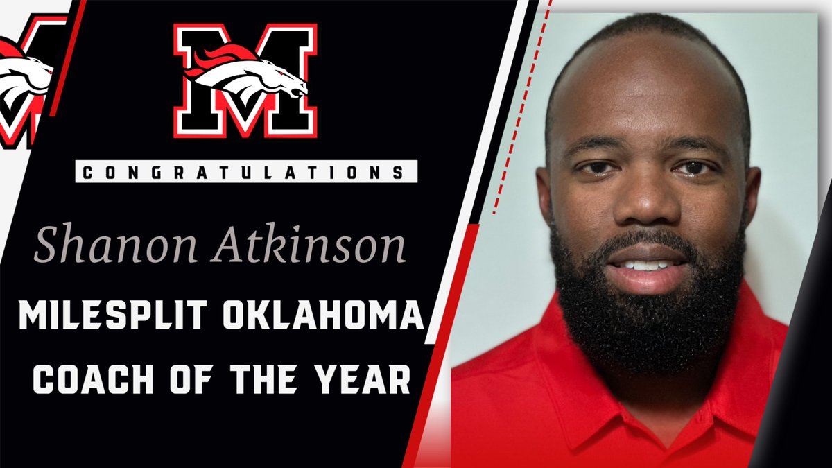 MHS Bronco Sports (@mhsbroncosports) on Twitter photo 🐴👟 Congratulations <a href="/BroncoTrack/">Mustang Track and Field</a> Coach <a href="/ShanonAtkinson/">Shanon Atkinson</a> for being named Co Coach of the Year for Milesplit Oklahoma! Much deserved Coach!
#GoBroncos #Horsepower
<a href="/MustangSchools/">Mustang Public Schools</a> <a href="/MHS_Broncos/">MHSBroncos</a> <a href="/MHStheStable/">The Stable</a> 🐴👟 Congratulations <a href="/BroncoTrack/">Mustang Track and Field</a> Coach <a href="/ShanonAtkinson/">Shanon Atkinson</a> for being named Co Coach of the Year for Milesplit Oklahoma! Much deserved Coach!
#GoBroncos #Horsepower
<a href="/MustangSchools/">Mustang Public Schools</a> <a href="/MHS_Broncos/">MHSBroncos</a> <a href="/MHStheStable/">The Stable</a>