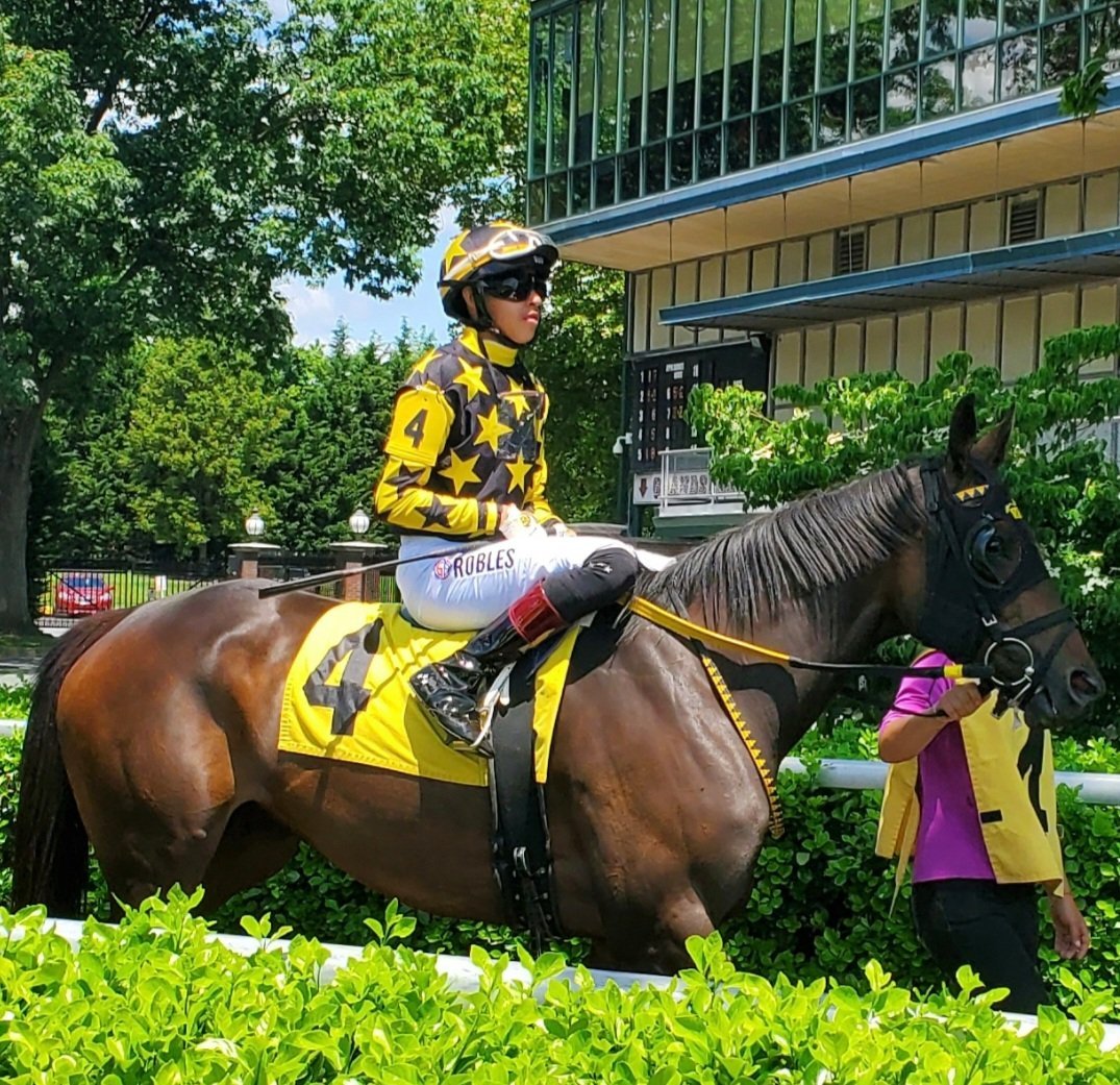 Horse Racing Today (@horserace2day) on Twitter photo 16 year-old Jockey Ederick Robles had 3 wins yesterday at Laurel Park. He also currently leads the <a href="/DelParkRacing/">Delaware Park</a> Jockey standings with 10 wins while winning at 27% and ITM 59%. He has 21 career wins.
📸 <a href="/SadandSulk/">Saddles and Sulkies</a> 16 year-old Jockey Ederick Robles had 3 wins yesterday at Laurel Park. He also currently leads the <a href="/DelParkRacing/">Delaware Park</a> Jockey standings with 10 wins while winning at 27% and ITM 59%. He has 21 career wins.
📸 <a href="/SadandSulk/">Saddles and Sulkies</a>