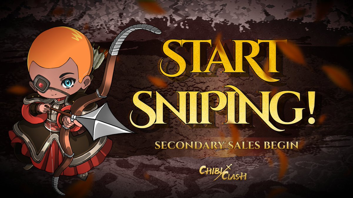 ChibiClash's tweet image. 💰 Secondary sales now OPEN on our website!

819 Kingdoms on the floor = 0.05 ETH 🏹
- Every snipe also earns you 1000 KP for airdrop

Don&apos;t forget to bridge and switch to @Base 🔵