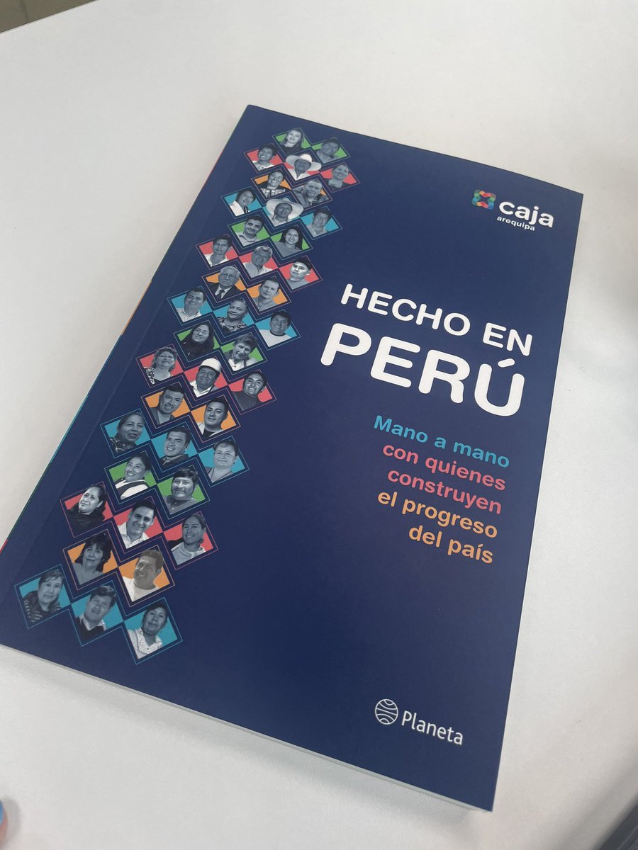 carodabdoub's tweet photo. Inspiradoras las historias que recopila “Hecho en Perú” , de @CajaArequipa y @PlanetaLibrosPE . 40 emprendedores dan su testimonio de pasión y perseverancia. https://t.co/zuDr6d4lQ2