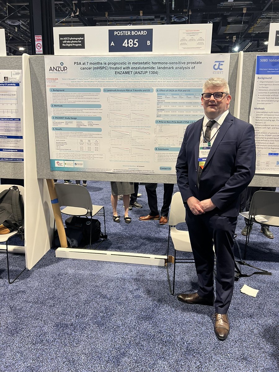 Ronan Andrew McLaughlin (@ronanandrewmcl1) on Twitter photo Delighted to present the prognostic implications of PSA at 7mo in #mHSPC in this landmark analysis of #ENZAMET representing <a href="/cancertrials_ie/">CancerTrialsIreland 🌈</a> and honoured to be a <a href="/ConquerCancerFd/">Conquer Cancer, the ASCO Foundation</a> Merit award recipient <a href="/ChrisSweens1/">Christopher Sweeney, MBBS</a> <a href="/Prof_IanD/">Ian Davis</a> <a href="/RayMcDermott1/">Ray McDermott</a> <a href="/crashimminent/">John McCaffrey</a> <a href="/svuh/">St Vincent's University Hospital (SVUH)</a> <a href="/MaterCancer/">Mater Hospital Advanced Cancer Care</a> Delighted to present the prognostic implications of PSA at 7mo in #mHSPC in this landmark analysis of #ENZAMET representing <a href="/cancertrials_ie/">CancerTrialsIreland 🌈</a> and honoured to be a <a href="/ConquerCancerFd/">Conquer Cancer, the ASCO Foundation</a> Merit award recipient <a href="/ChrisSweens1/">Christopher Sweeney, MBBS</a> <a href="/Prof_IanD/">Ian Davis</a> <a href="/RayMcDermott1/">Ray McDermott</a> <a href="/crashimminent/">John McCaffrey</a> <a href="/svuh/">St Vincent's University Hospital (SVUH)</a> <a href="/MaterCancer/">Mater Hospital Advanced Cancer Care</a>