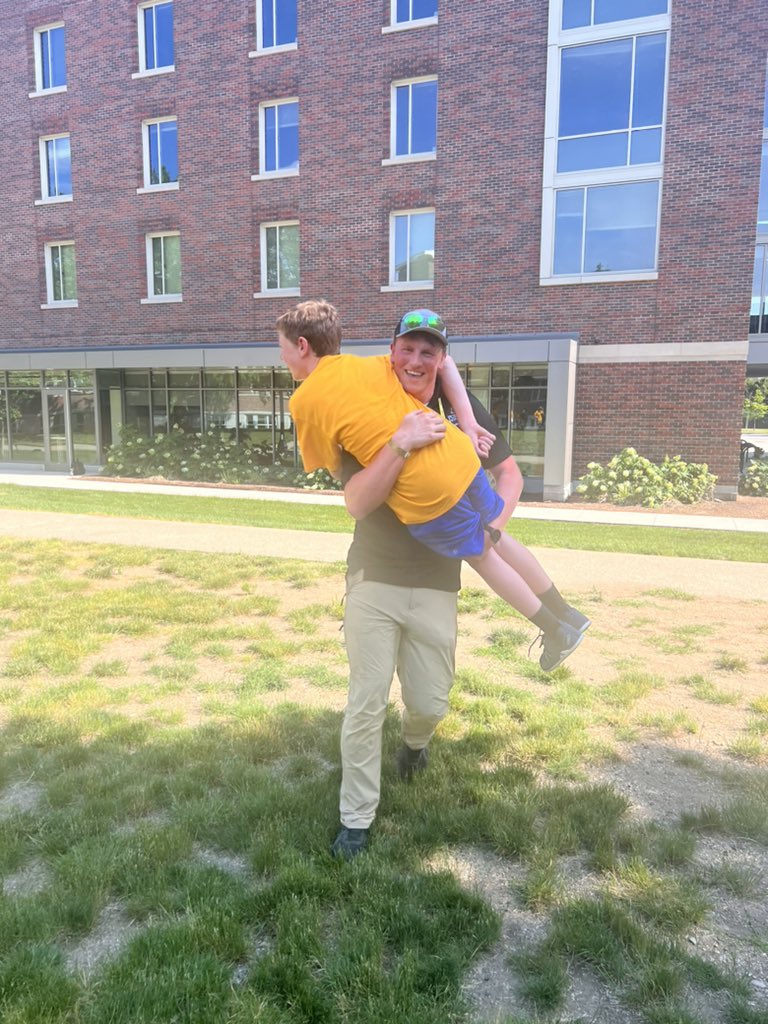 BoilerVetCamp's tweet photo. Mess with the bull you get the horns with the head counselor. Bob from #teampig got picked up #havingtoomuchfun https://t.co/OU9JWWqUd2