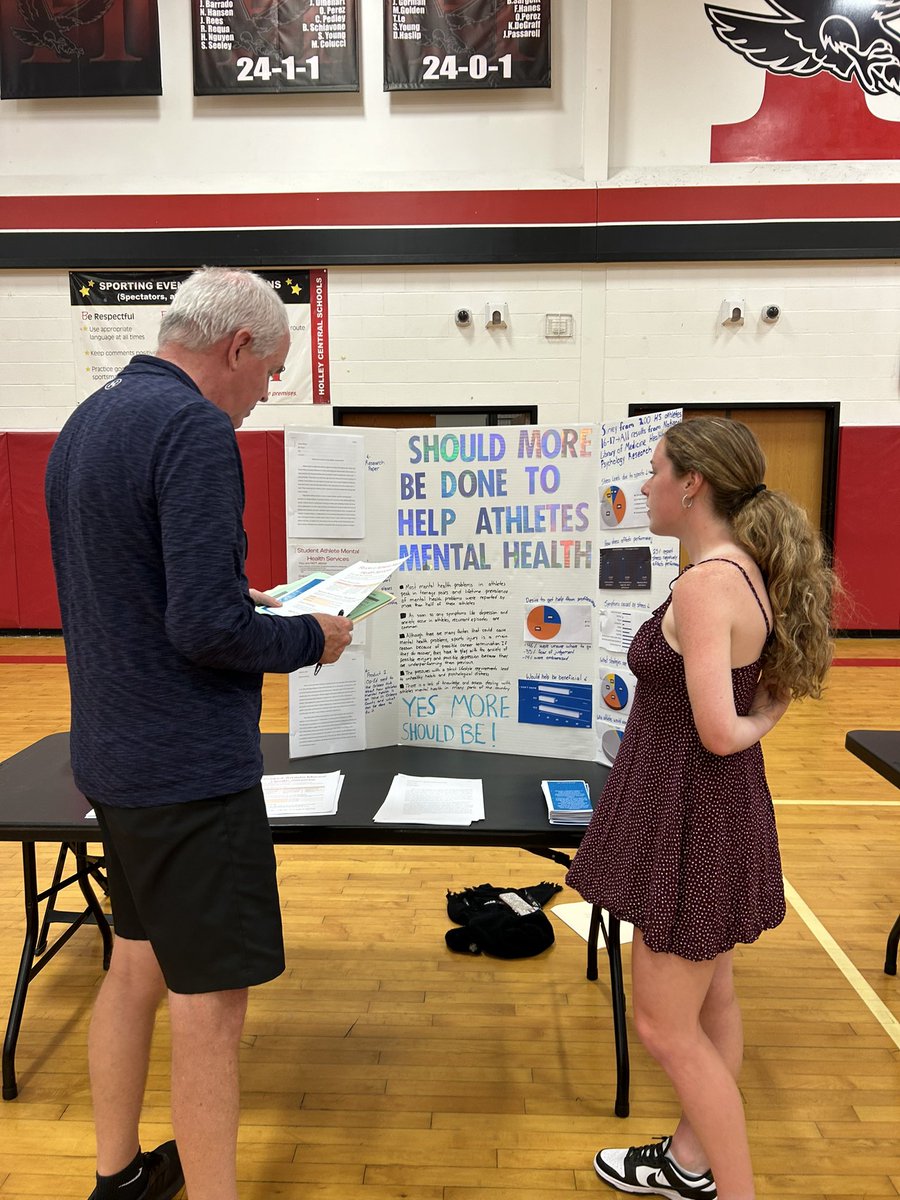 Emma tackled the question of athletes mental health! #sealofcivicreadinessnight2024 📚🇺🇸