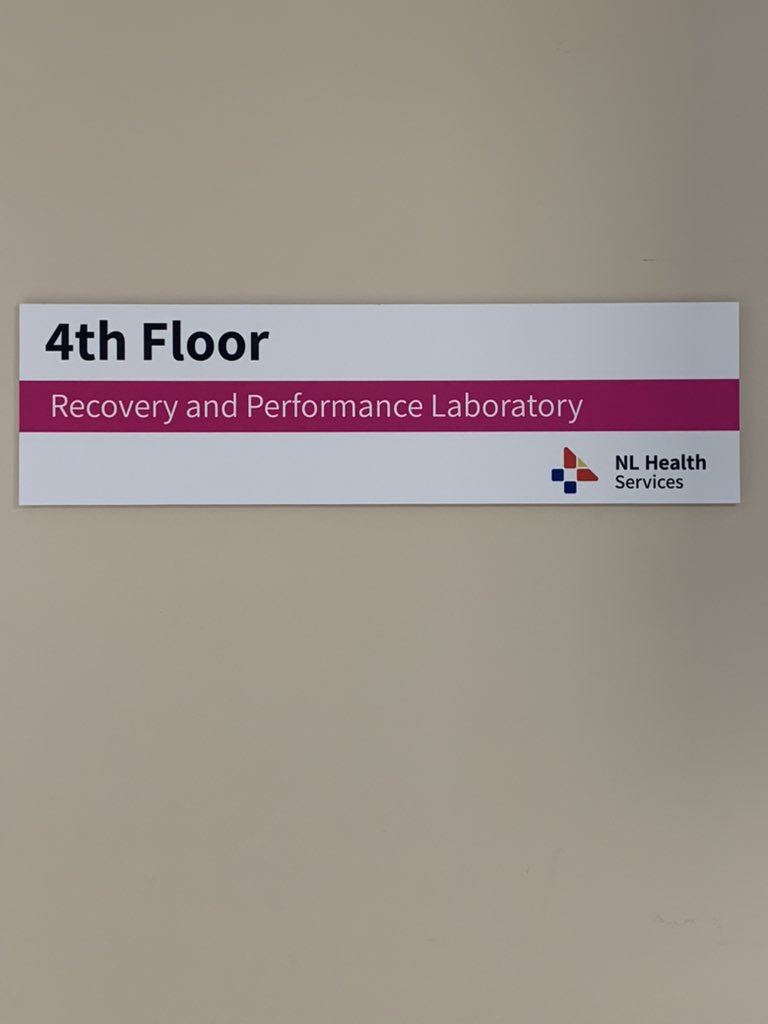 You know you have “made it” when your lab has its own section on the hospital sign. Loving making a difference in the lives of persons with stroke and MS. Thank you NL Health Services @munmed <a href="/HeartandStroke/">Heart & Stroke</a> <a href="/MSCanOfficial/">MS Canada</a>