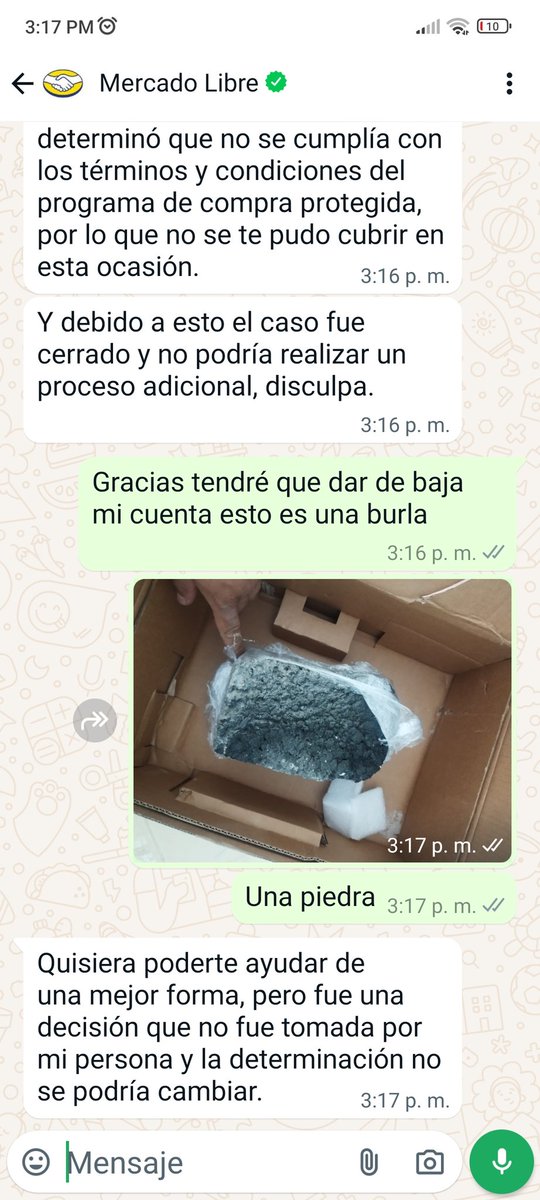 arcangel21b's tweet photo. @ML_Mexico es una burla su atención al cliente https://t.co/Ng6aDu0105