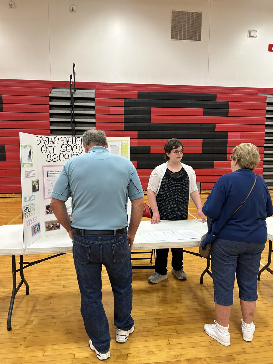 Grace looked into the social security fund, and how we can preserve it! #sealofcivicreadinessnight2024 📚🇺🇸